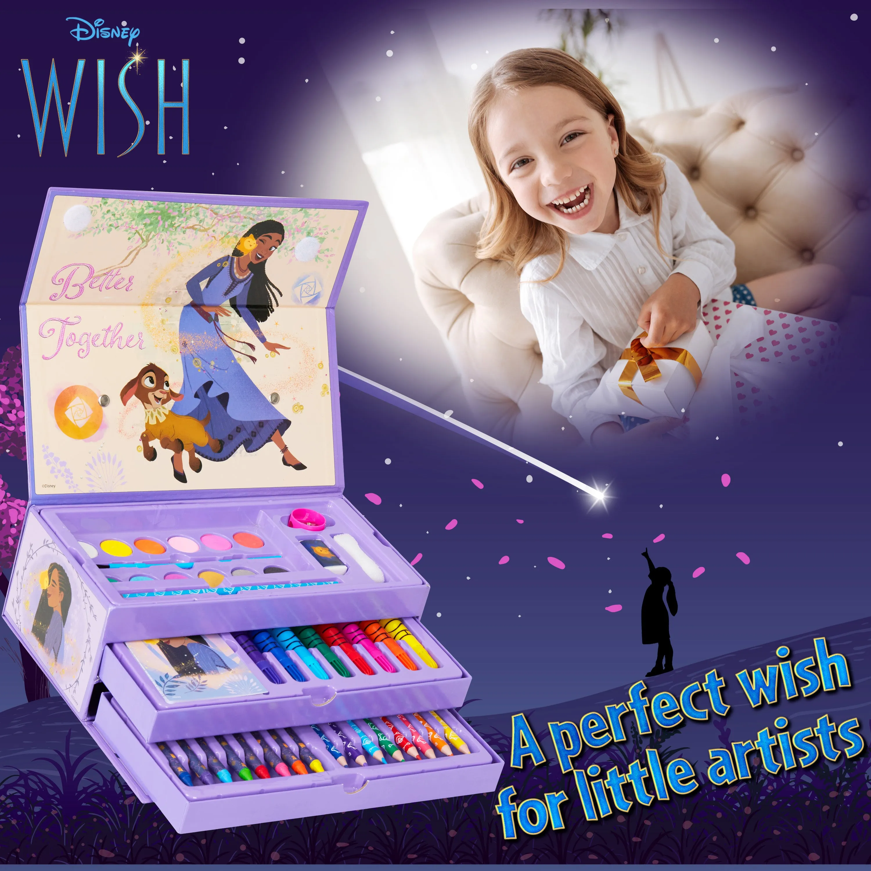 Disney Kids Painting Sets Art Supply Sets  - WISH