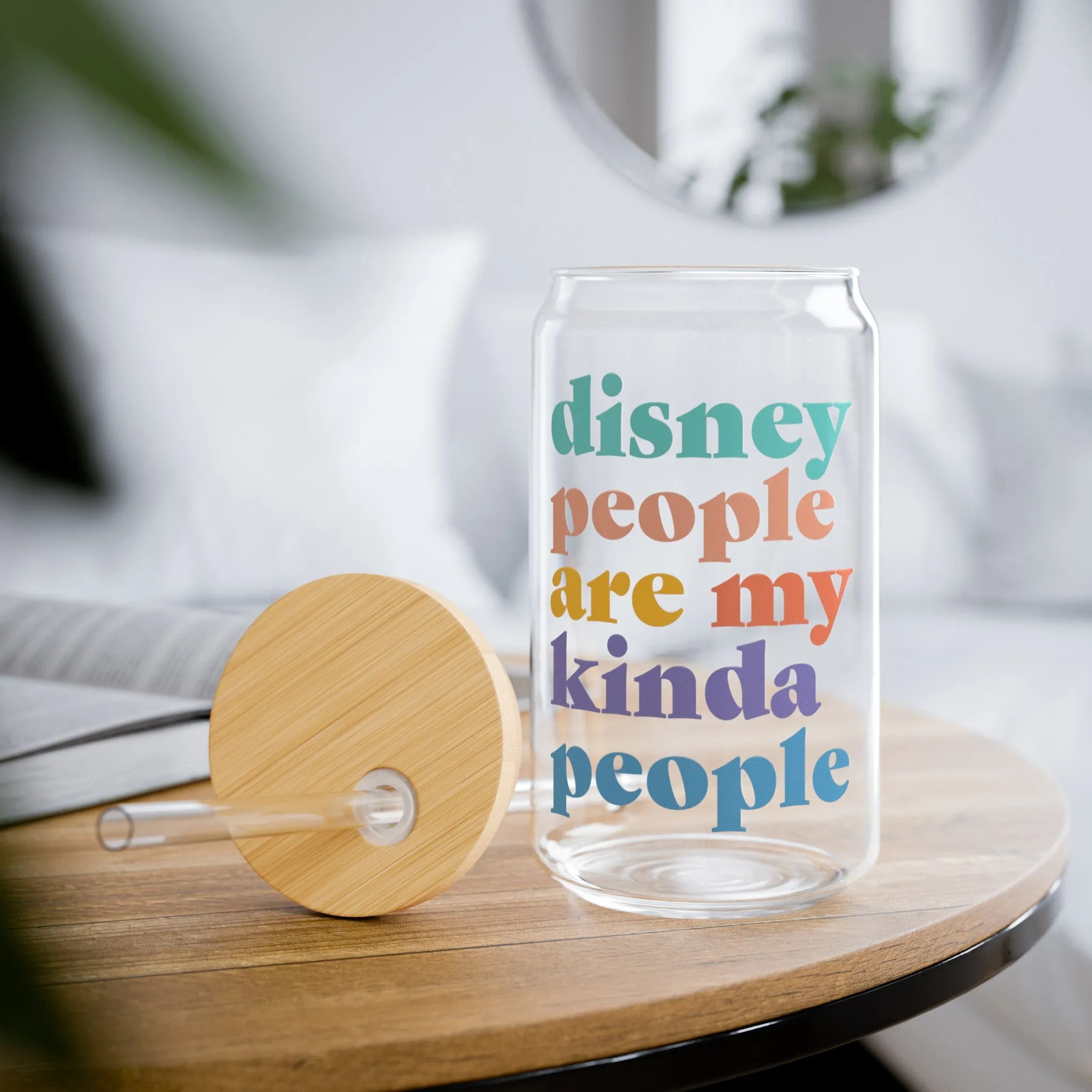 Disney People Are My Kinda People - Sipper Glass, 16oz