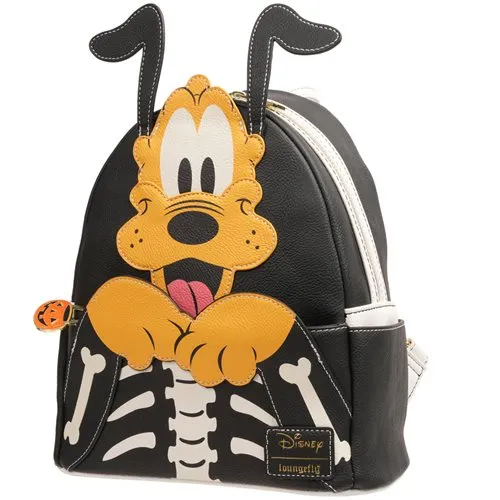 Disney Pluto Skellington Glow-in-the-Dark Mini-Backpack - Entertainment Earth Exclusive