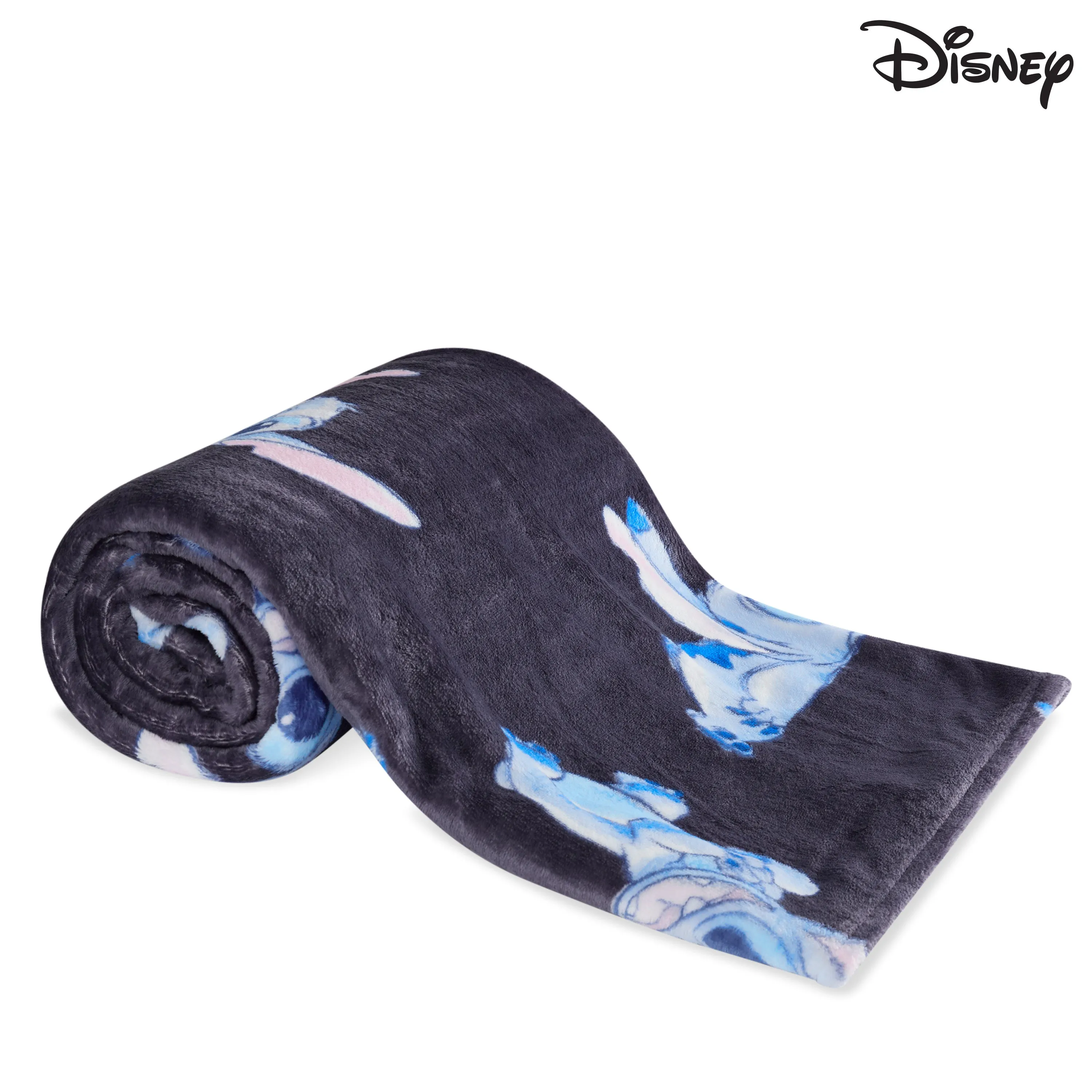 Disney Stitch Fleece Blanket Super Soft Blanket - Blue Stitch