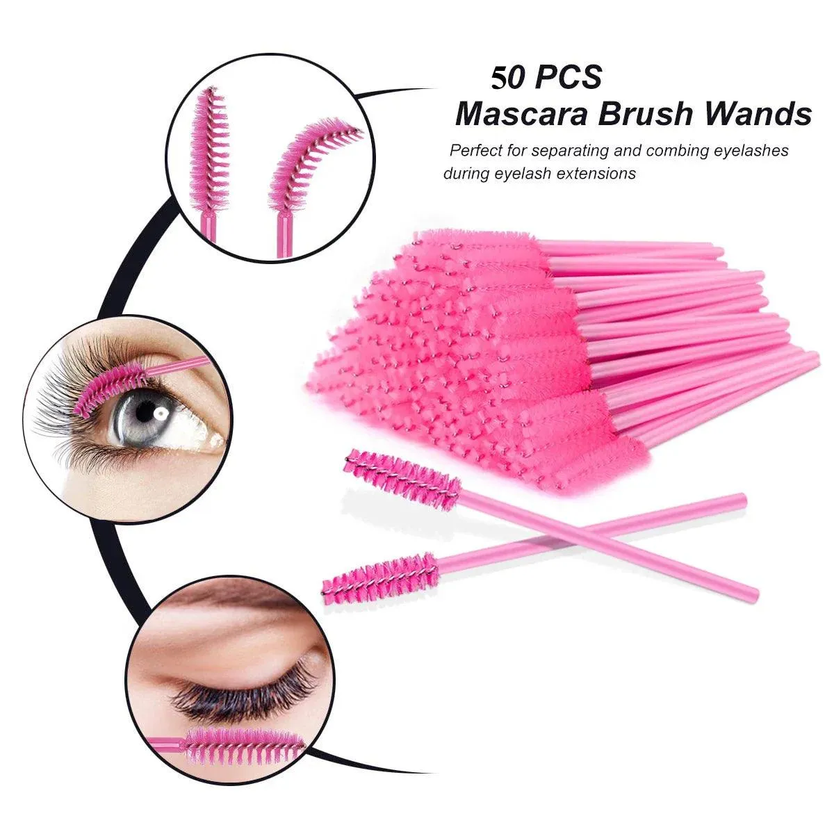 Disposable Beauty Tool Set: Mascara, Lip Brushes, Eyelash & Eyebrow Tools