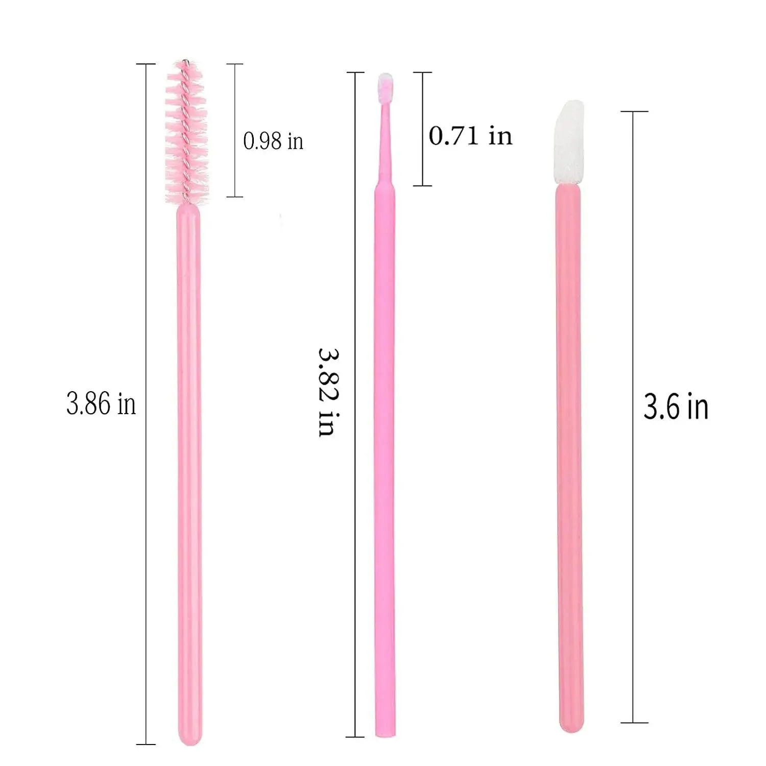 Disposable Beauty Tool Set: Mascara, Lip Brushes, Eyelash & Eyebrow Tools