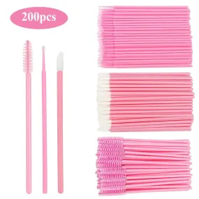 Disposable Beauty Tool Set: Mascara, Lip Brushes, Eyelash & Eyebrow Tools