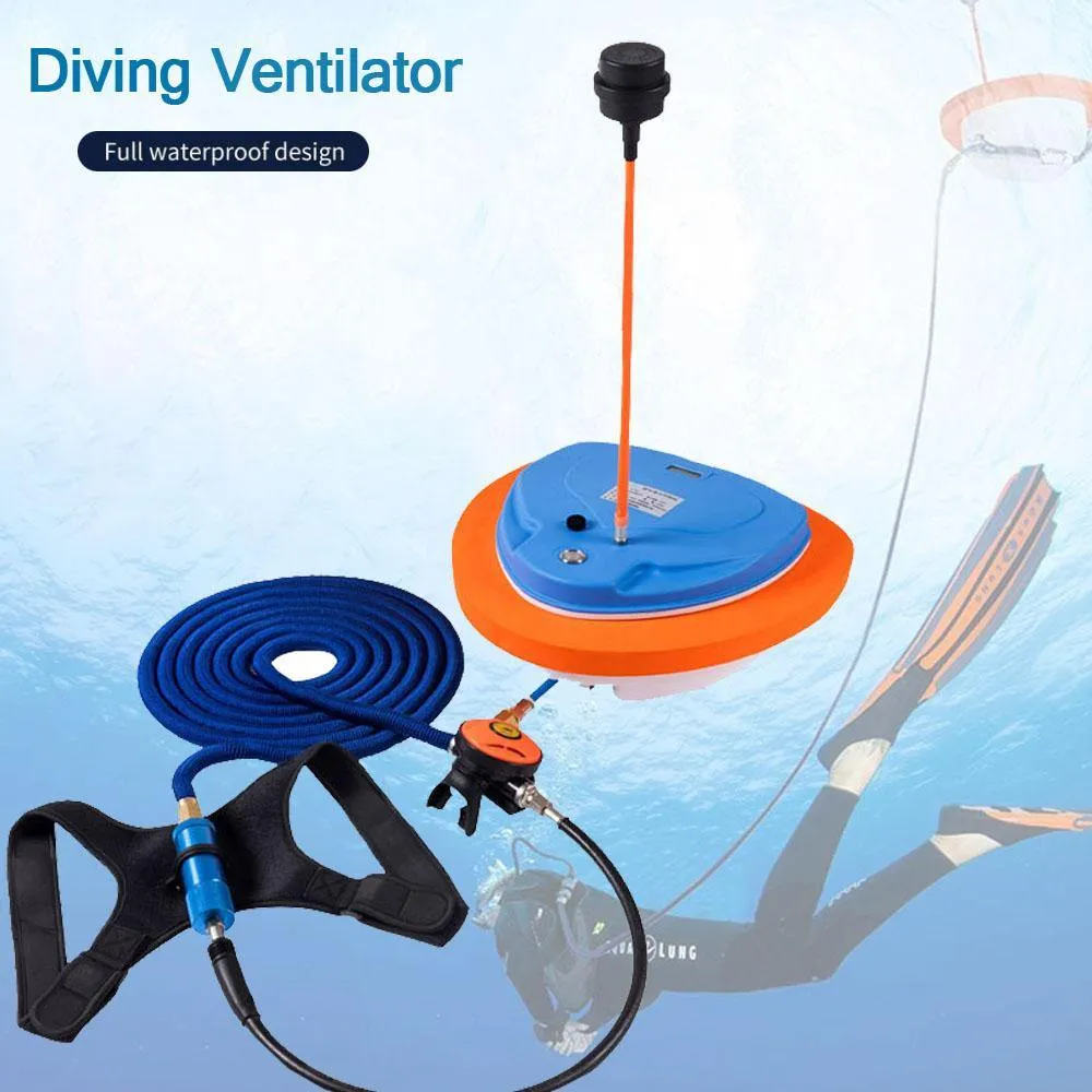 Diving Ventilator, Portable Rechargeable Scuba Diving Tank