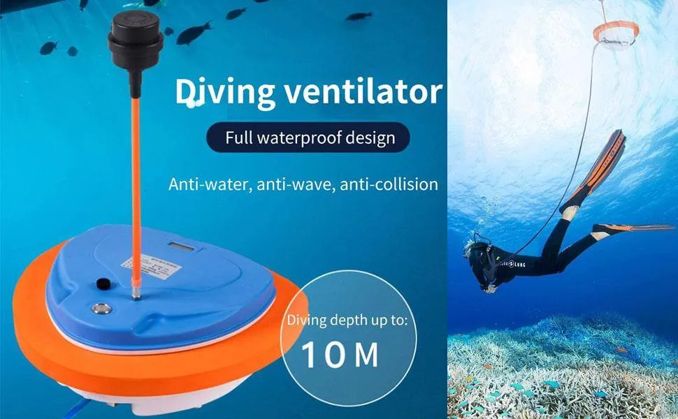 Diving Ventilator, Portable Rechargeable Scuba Diving Tank