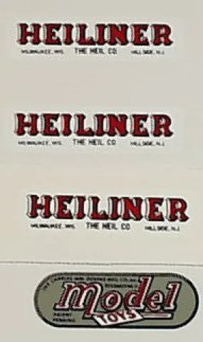 Doepke Heiliner Scraper Decal set.