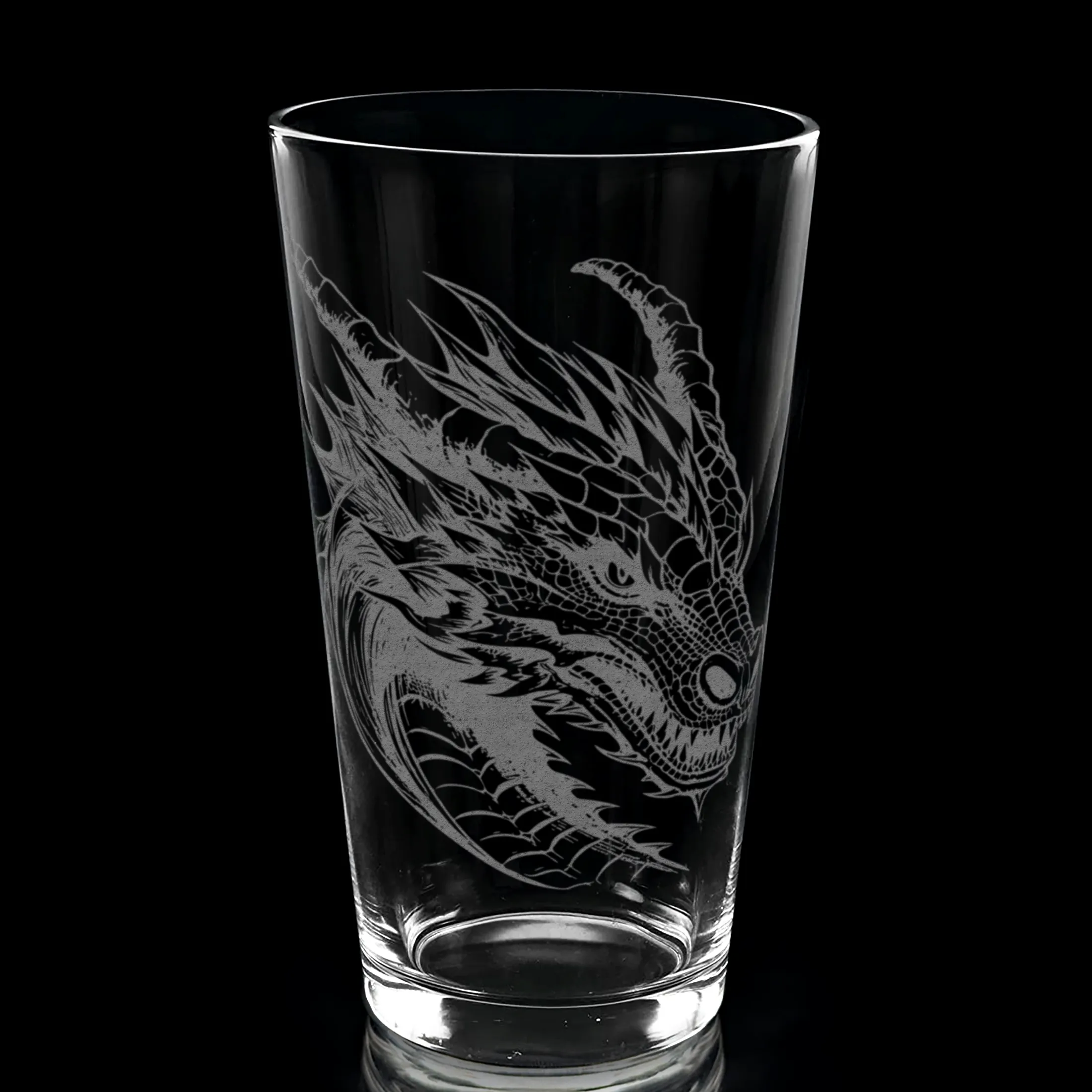 DRAGON Pint Glass by Lumengrave