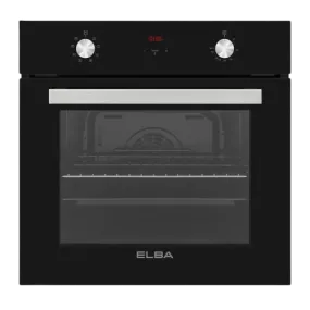 ELBA 60CM MULTIFUNCTION ELECTRIC OVEN WITH BLACK GLASS FINISH - 04/T60-5