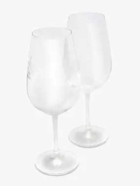 ENGRAVED WINE GLASS SET