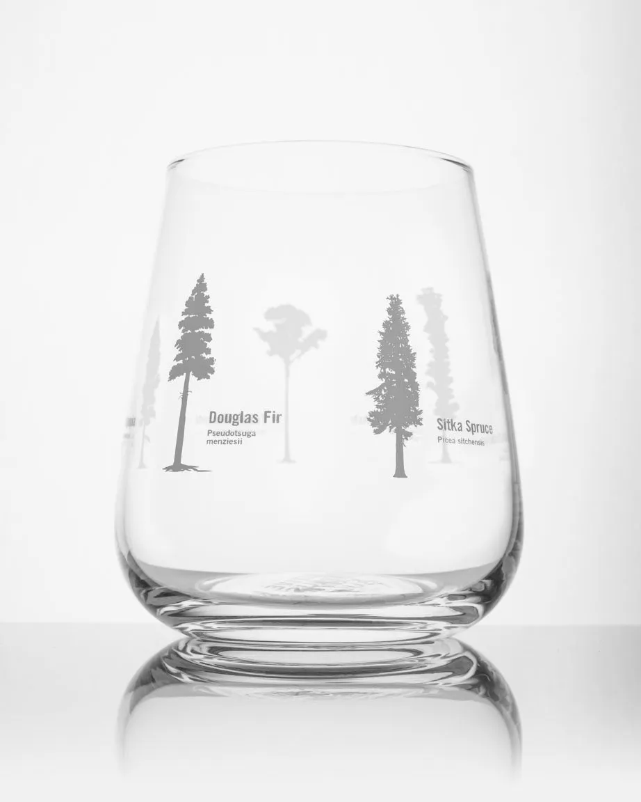 Forest Giants Wine Glass