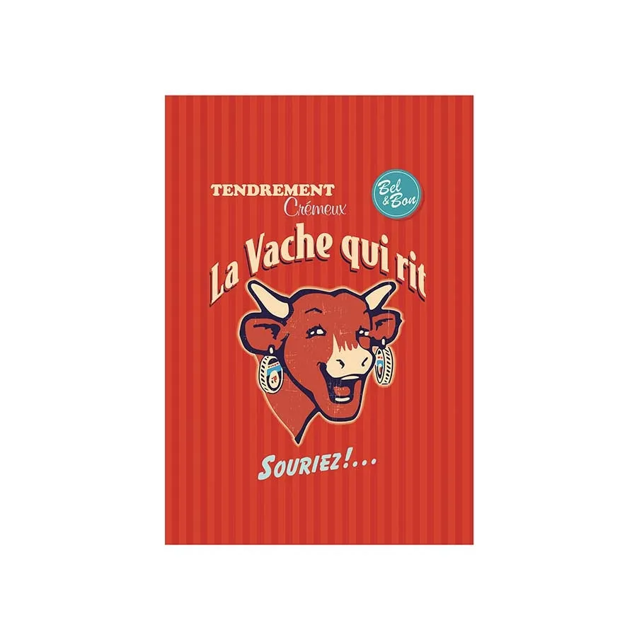 French Tea Towel - La Vache Qui Rit