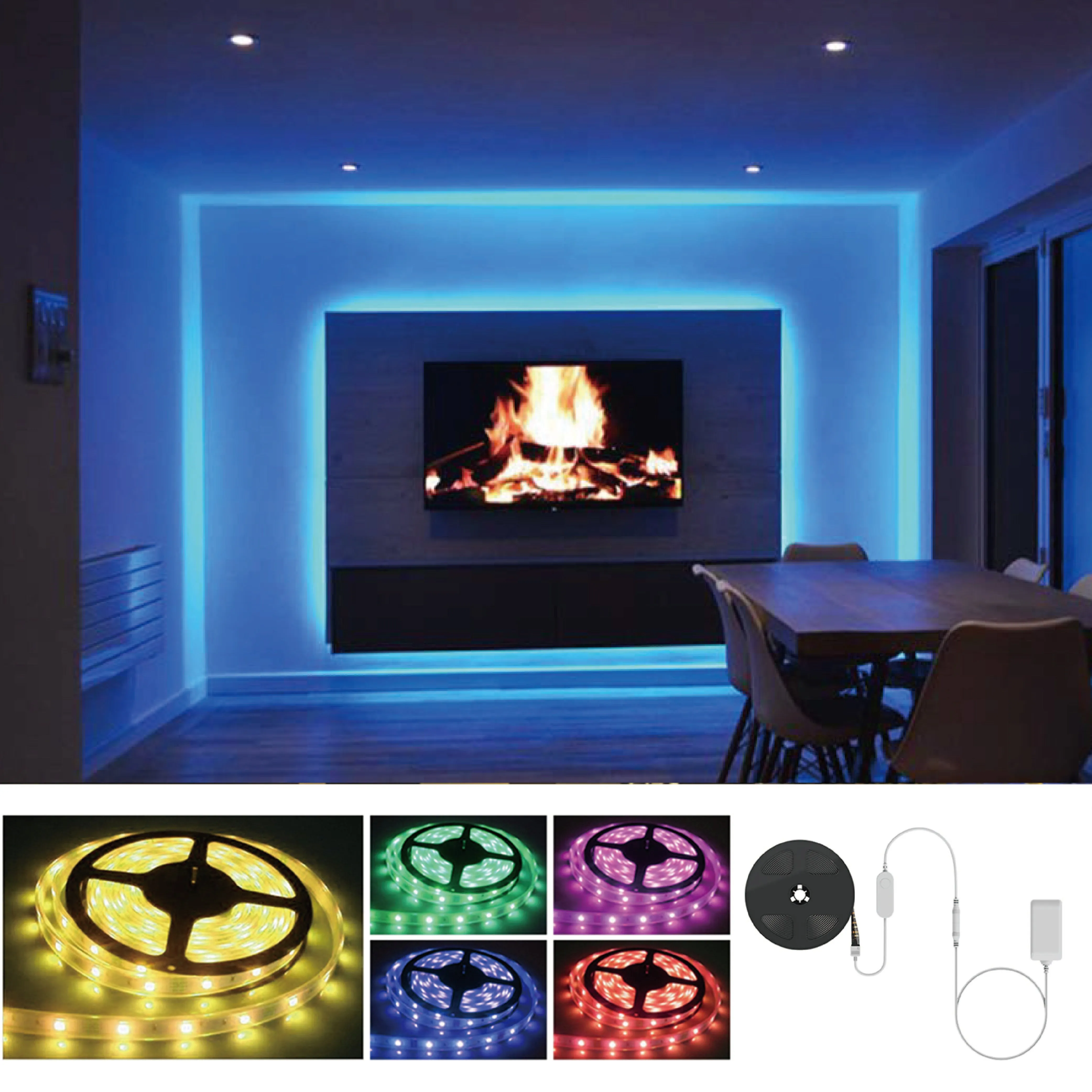 G-Home Smart (Wifi) App Controlled Color Changing LED Light Strips