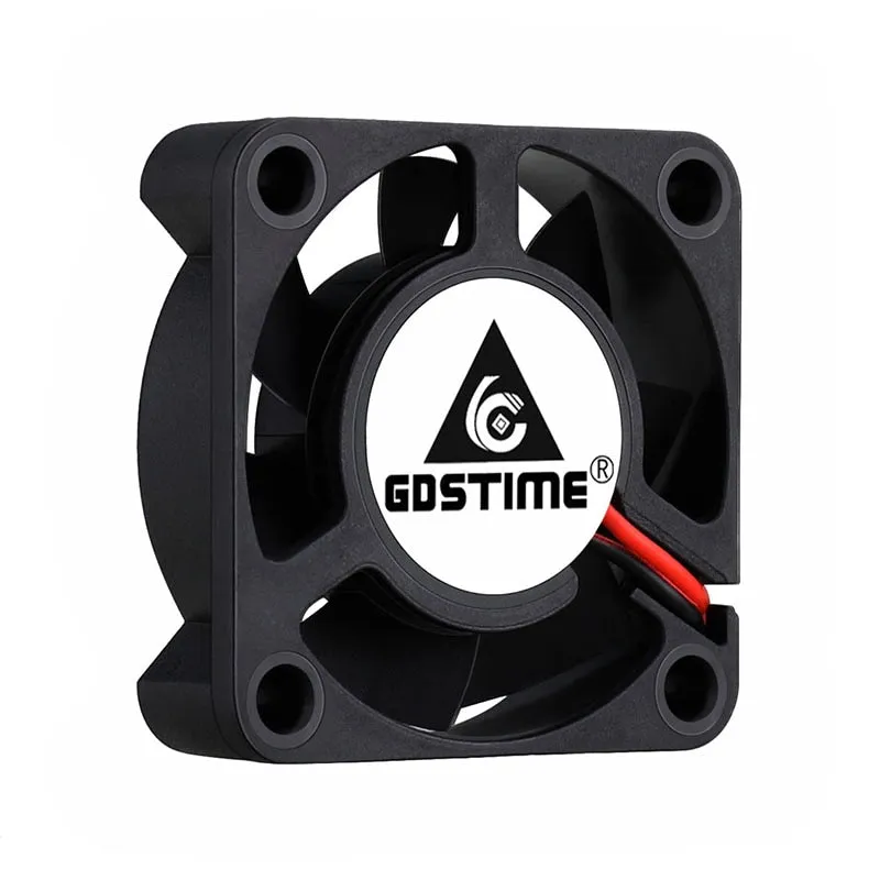 GDSTIME DC 24V 40x40x10 Axial Fan GDA4010 7 Blades Dual Ball Bearing 7500RPM .9W .04A XH2.54 4010