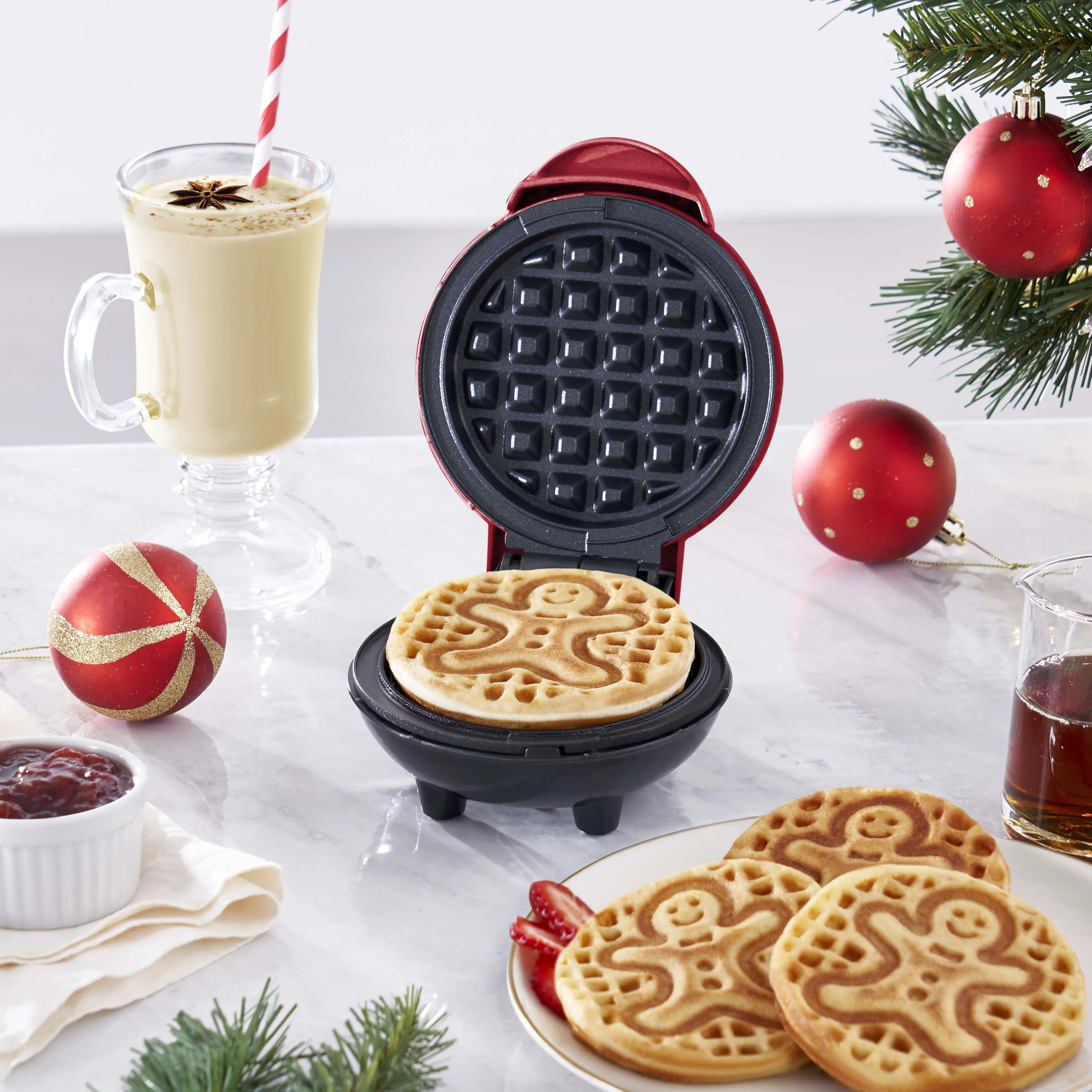 Gingerbread Man Mini Waffle Maker