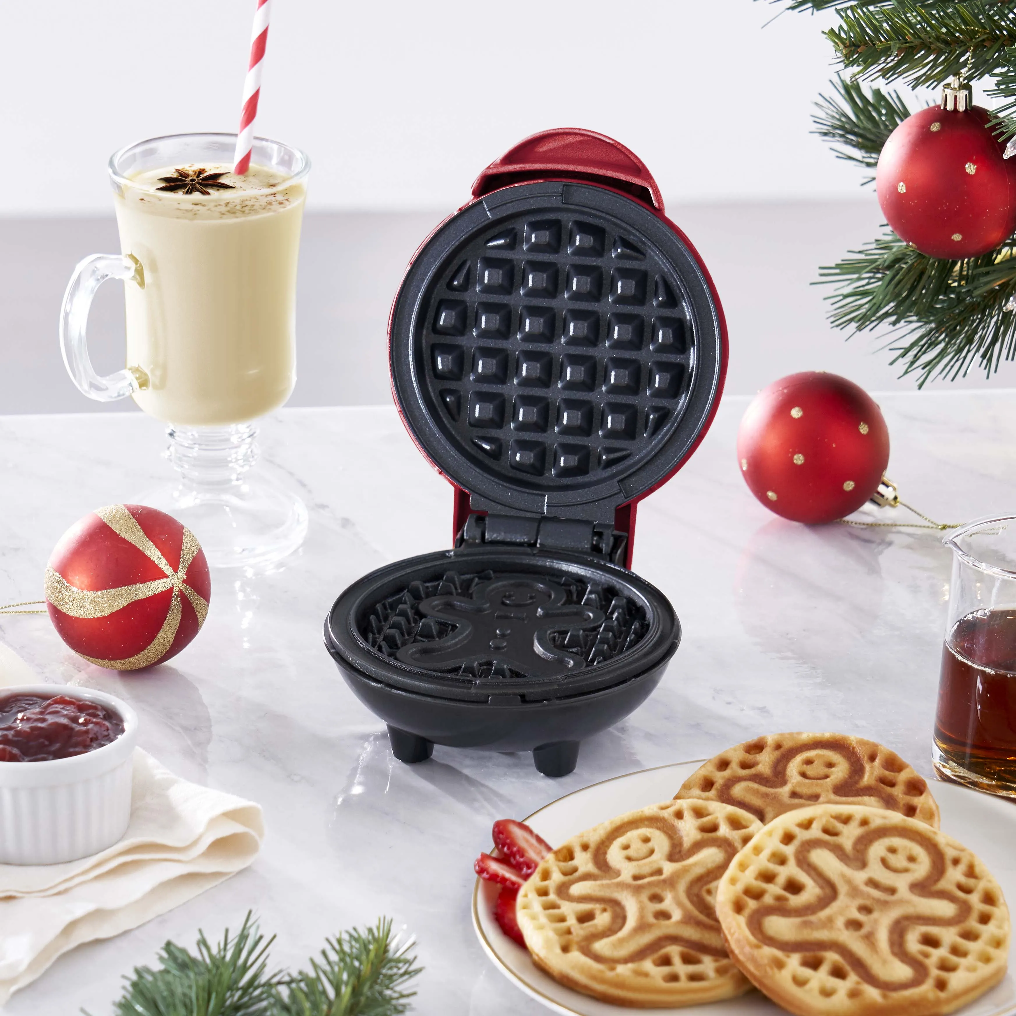 Gingerbread Man Mini Waffle Maker