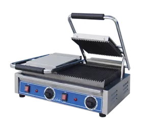 Globe GPGDUE10-C Panini Grill 10" Double