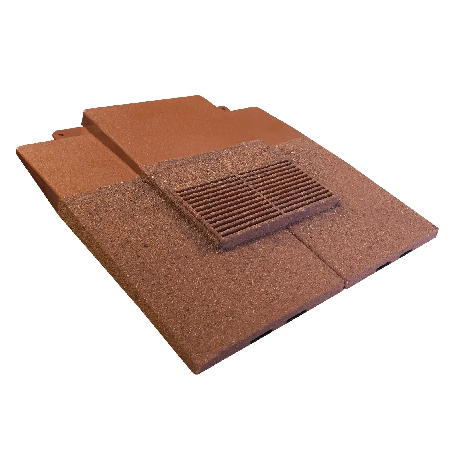 Granulated Sand Red Plain In-line Roof Tile Vent & Pipe Adapter