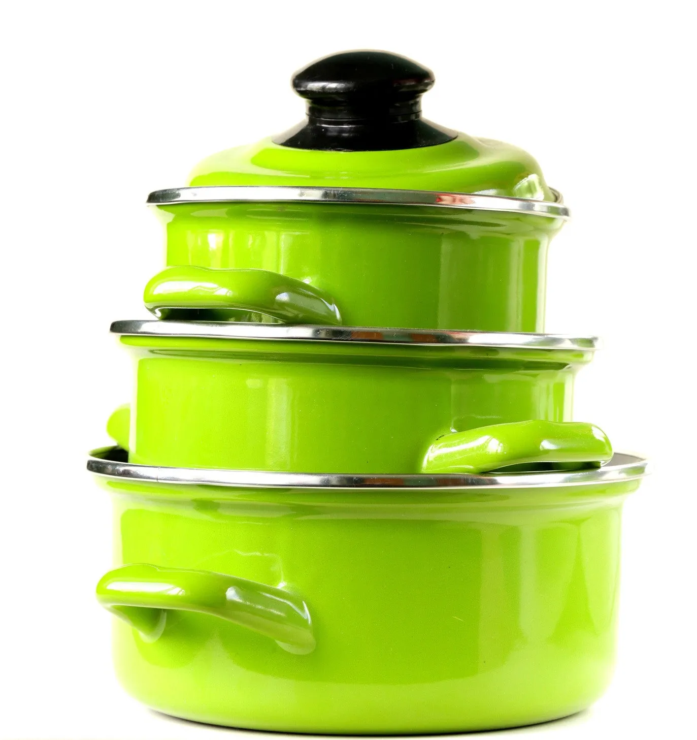 Green Enamel Cookware Set