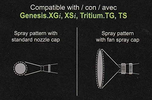 Grex 0.5mm Fan Spray Cap for TG, TS, XGi & XSi Airbrushes] #TF-5