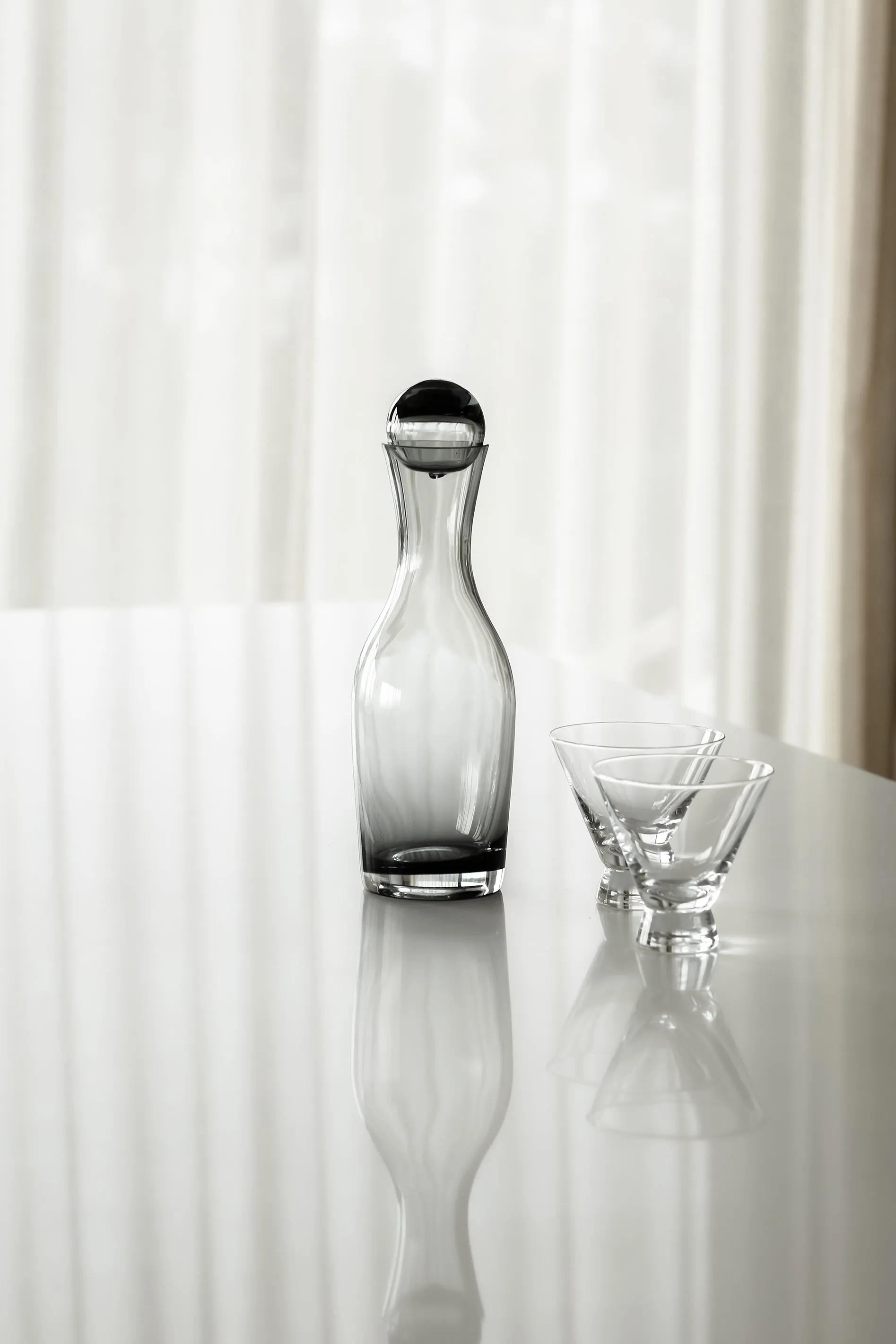 Grey houston decanter 10x27x30