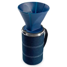 GSI Outdoors JavaDrip Camping Portable Drip Coffee Maker Blue 30 oz