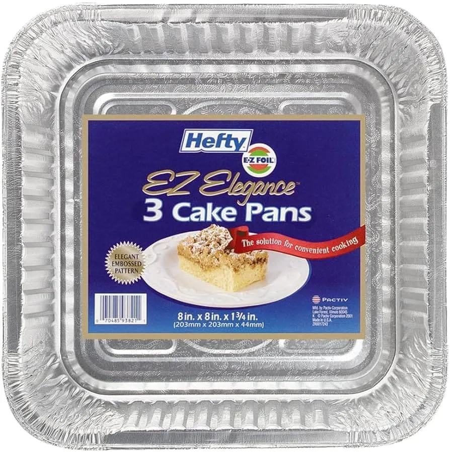 Hefty Ez Foil 9" Pie Pans, 3 Count - HEZFPP3