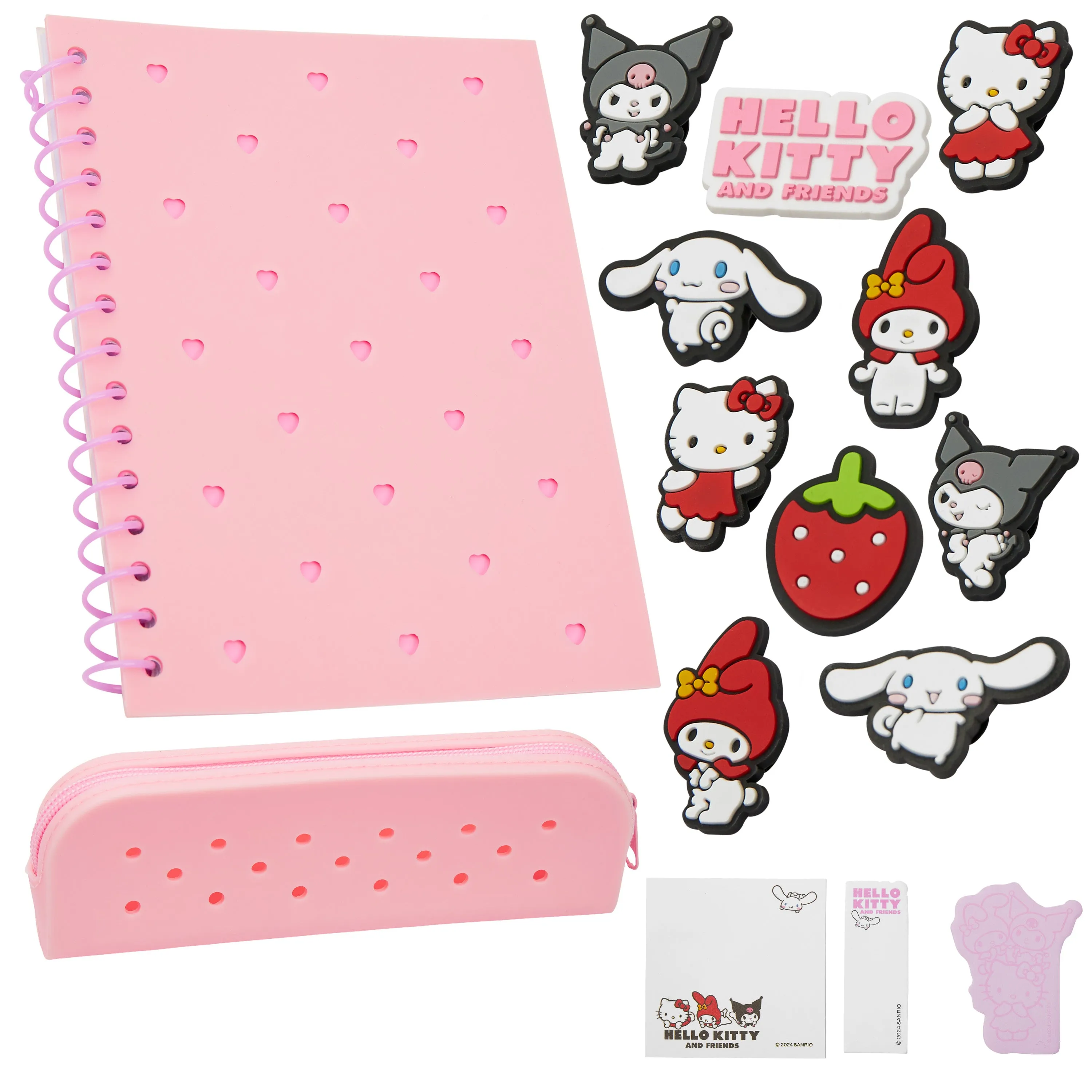 Hello Kitty A5 Diary and Stationery Set with Customisable Character Pins