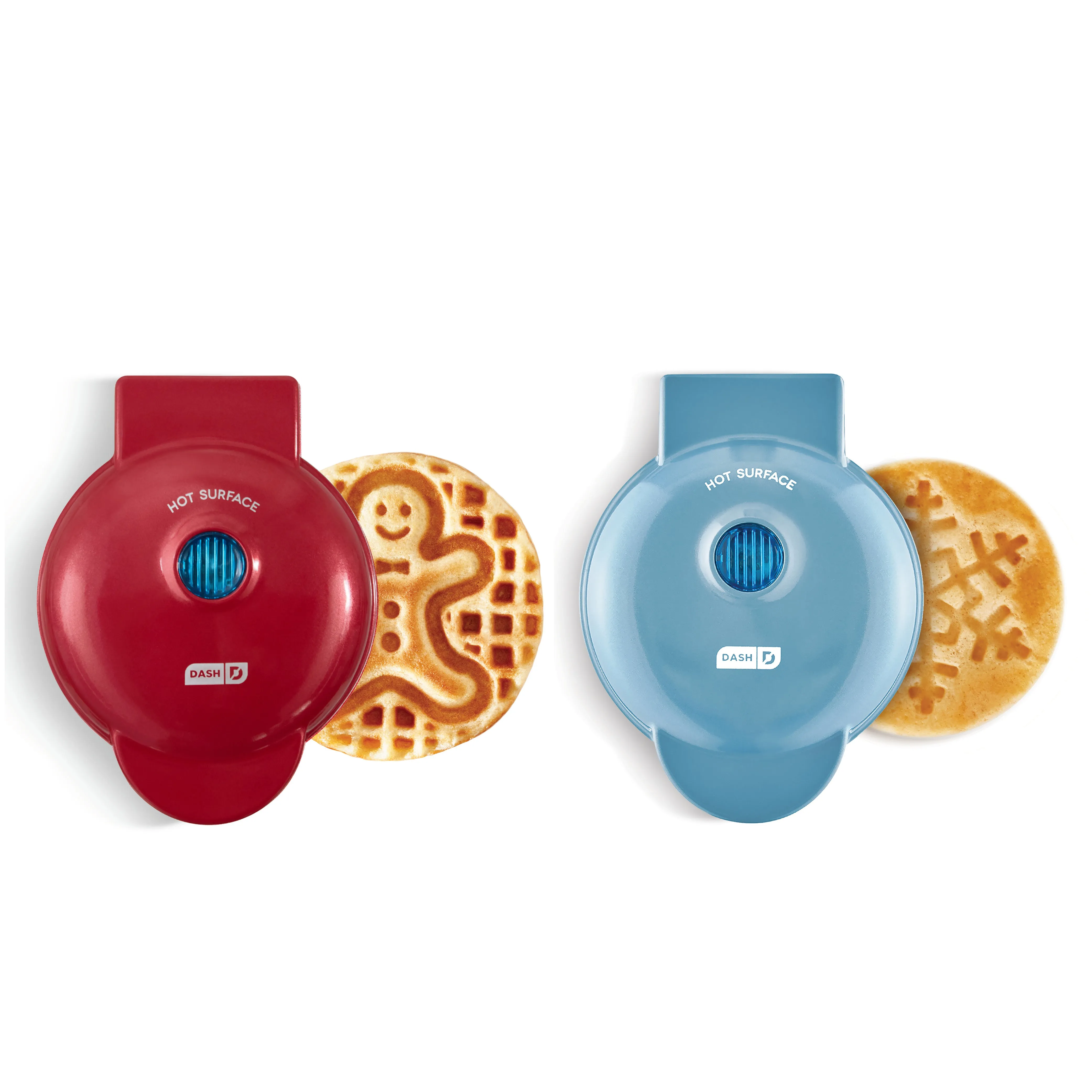 Holiday Mini Waffle Maker 2-Pack