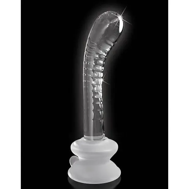 Icicles No. 88 Hand Blown Glass G-spot Massager W/suction Cup -  Clear