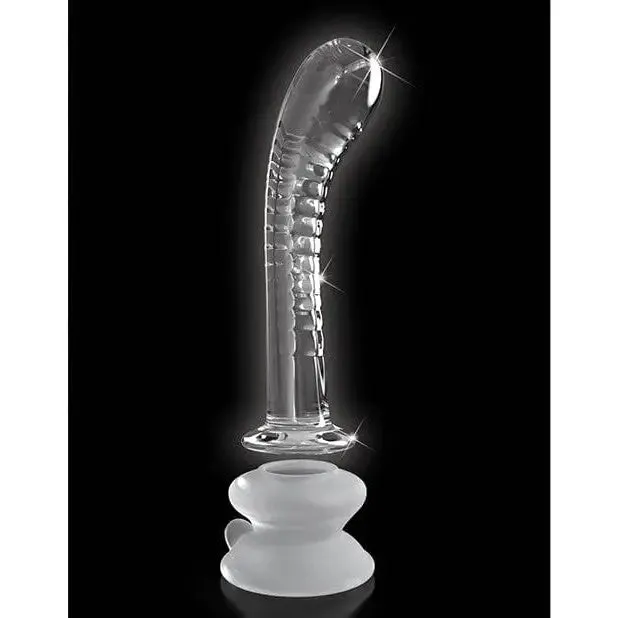 Icicles No. 88 Hand Blown Glass G-spot Massager W/suction Cup -  Clear