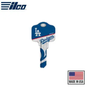 Ilco - MLB TeamKeys - Key Blank - Los Angeles Dodgers - KW1 (5 Pack)