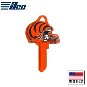 Ilco - NFL TeamKeys - Helmet Edition - Key Blank - Cincinnati Bengals - KW1 (5 Pack)