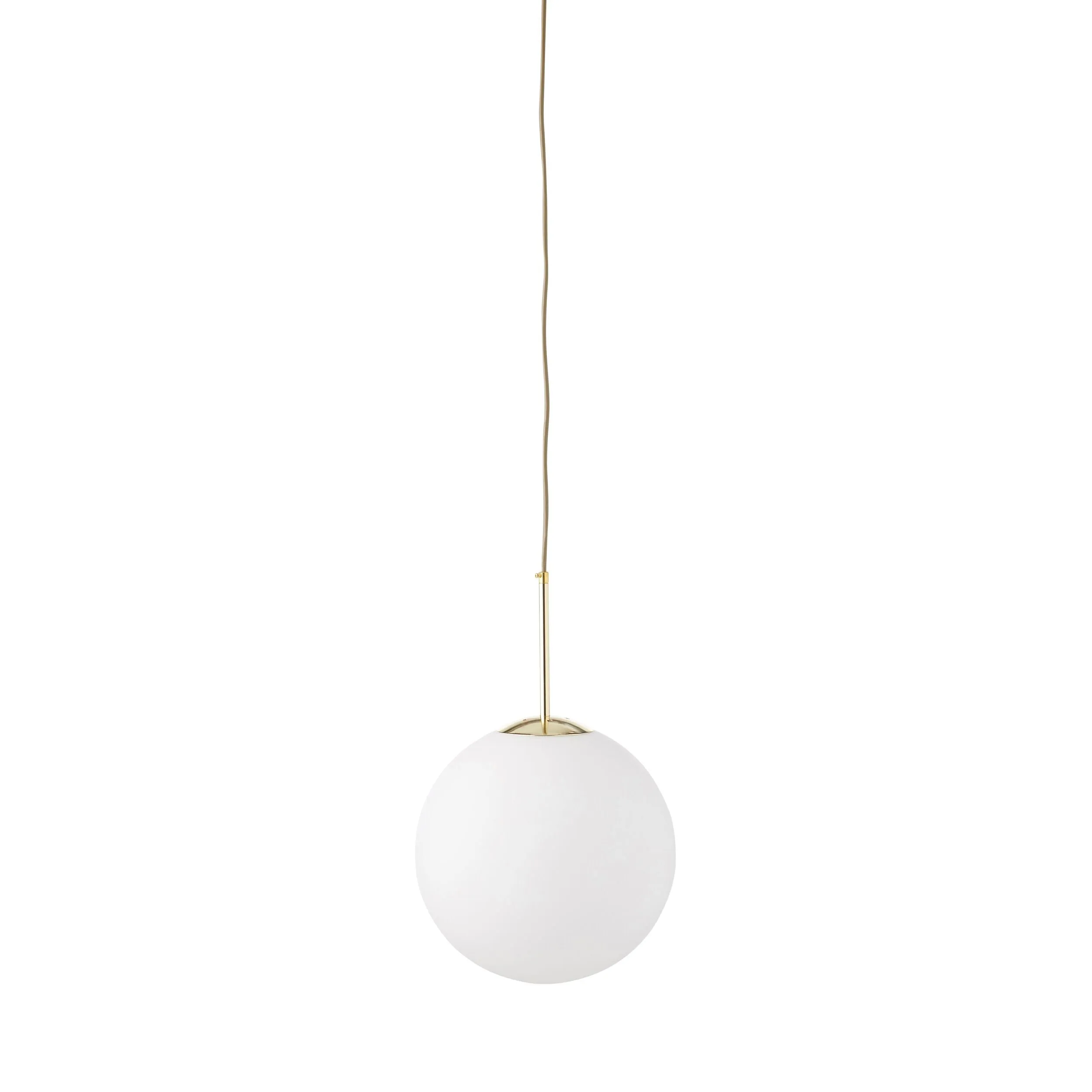 Julietta Brass Pendant White