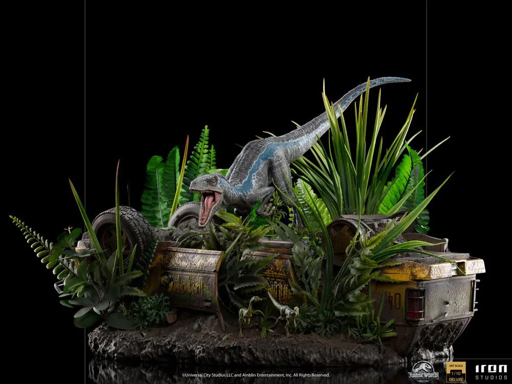 Jurassic World Fallen Kingdom - Deluxe Art Scale Statue 1/10 - Blue