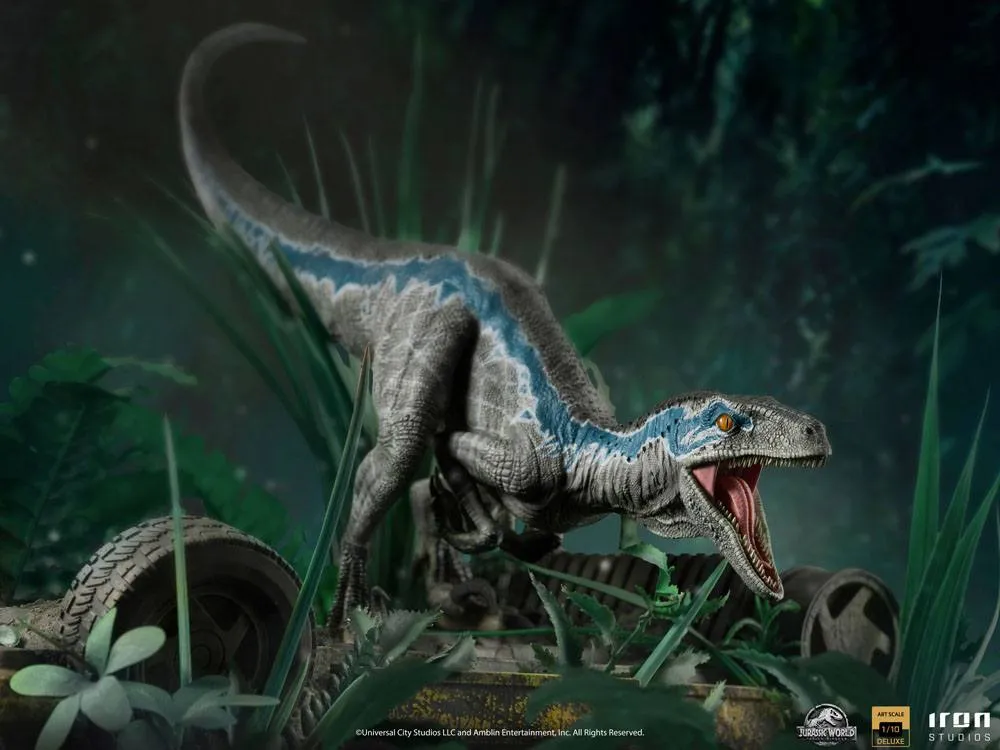 Jurassic World Fallen Kingdom - Deluxe Art Scale Statue 1/10 - Blue