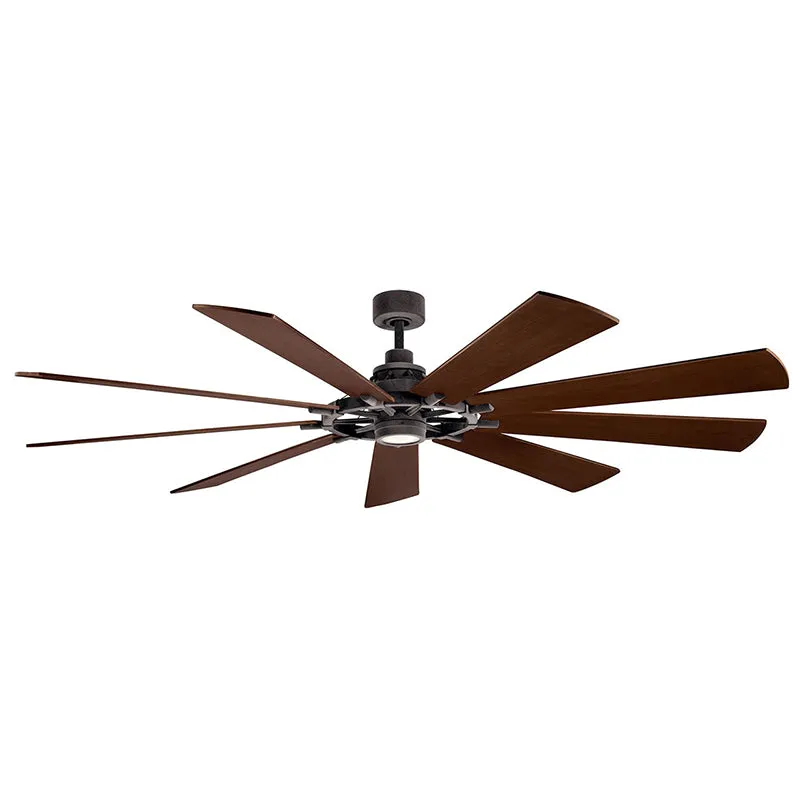 Kichler 300285 Gentry XL 85" Outdoor Ceiling Fan with LED Light Kit