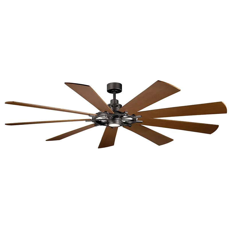 Kichler 300285 Gentry XL 85" Outdoor Ceiling Fan with LED Light Kit