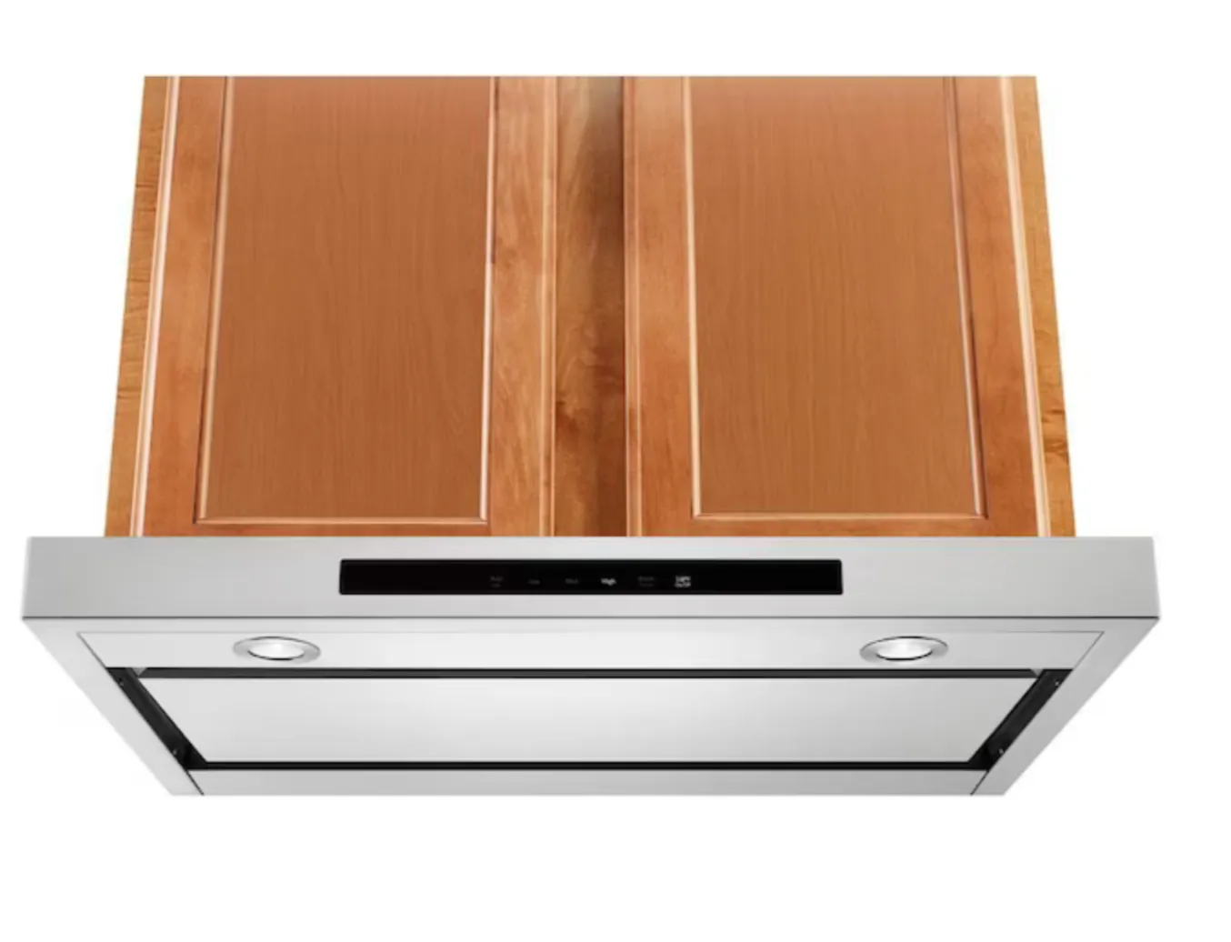 KitchenAid 30-in 400-CFM Convertible Stainless Steel Under Cabinet Range Hoods Undercabinet Mount with Charcoal Filter