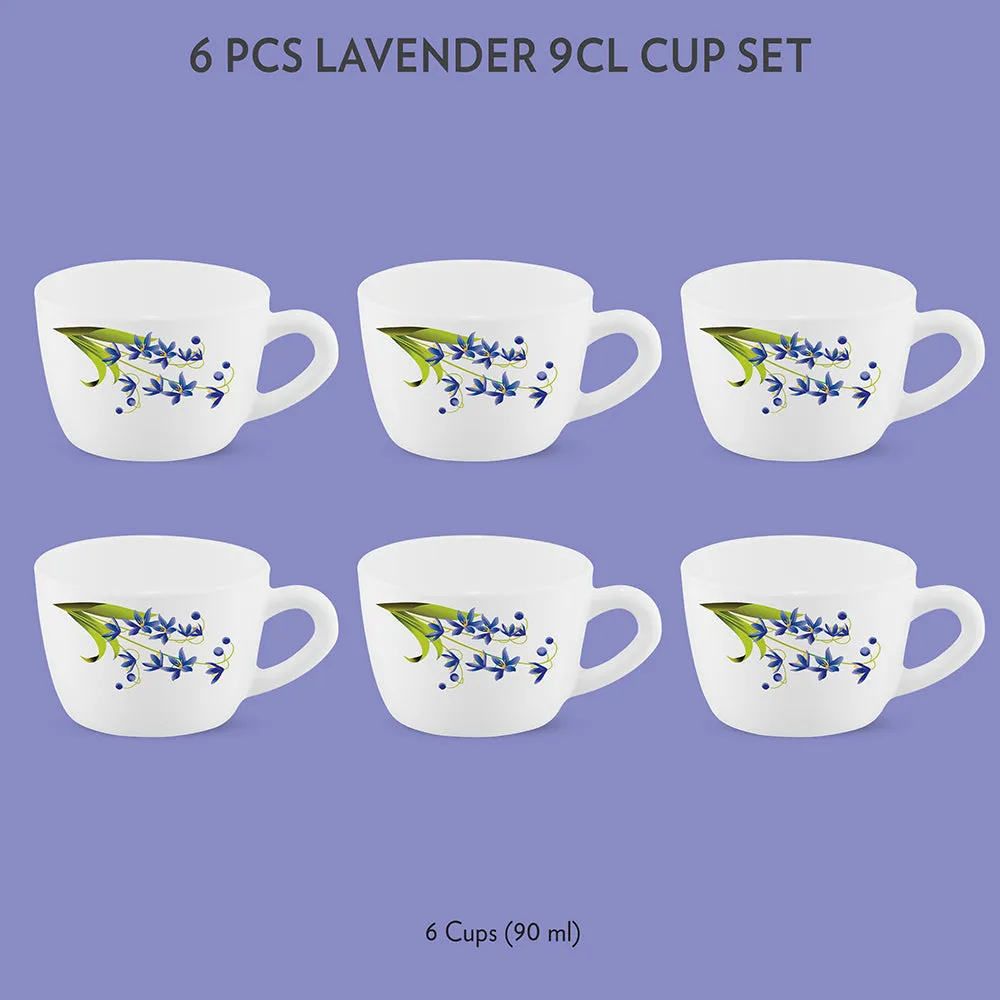 Larah by Borosil Lavender Cup Set