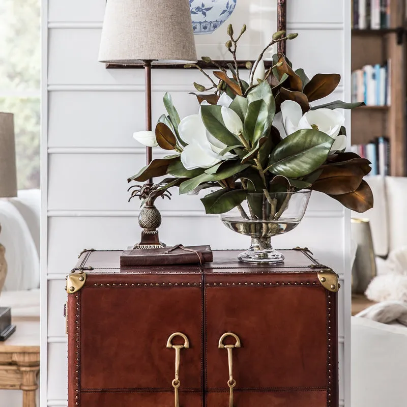 Leather Bar Cabinet On Stand