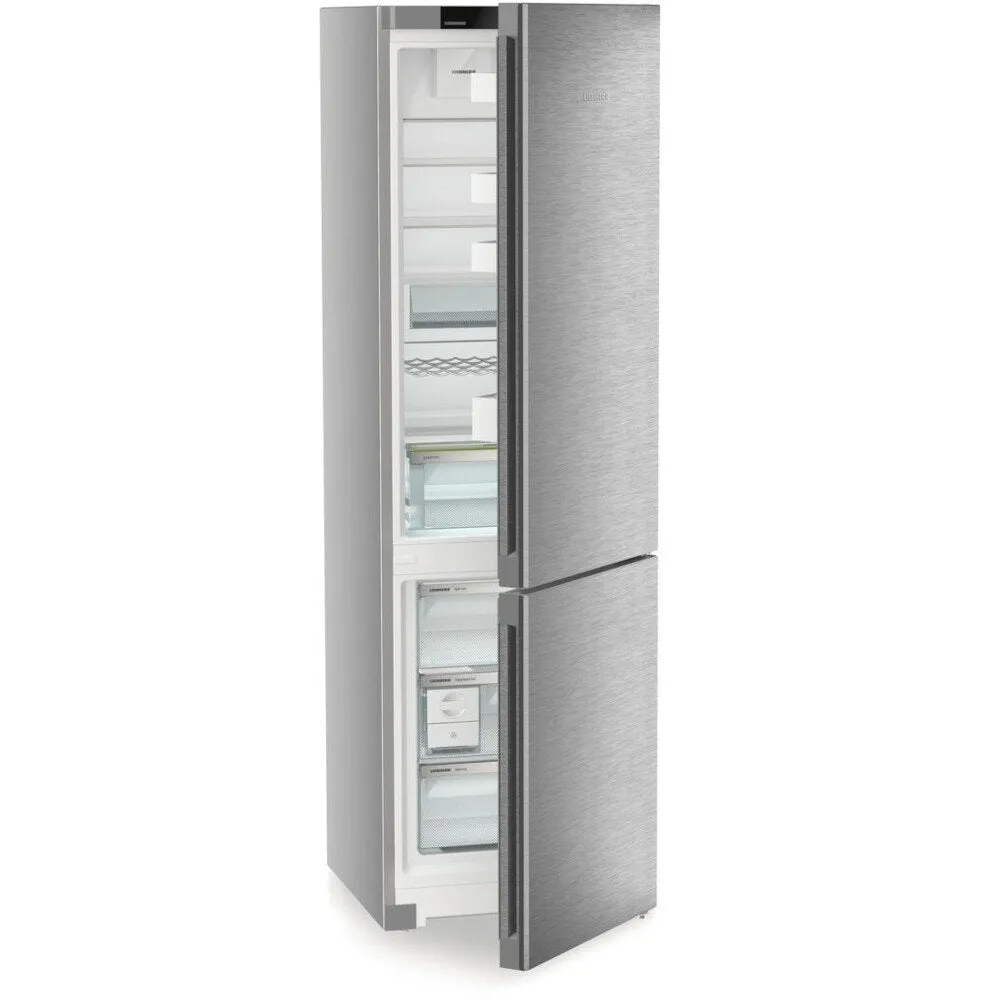 Liebherr CNsda 5723 No Frost Fridge Freezer, 70/30, Silver, A Rated