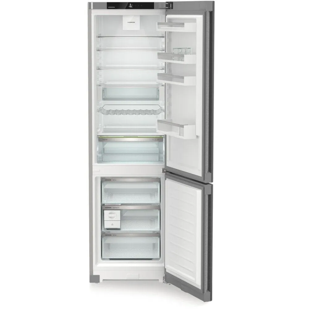 Liebherr CNsda 5723 No Frost Fridge Freezer, 70/30, Silver, A Rated