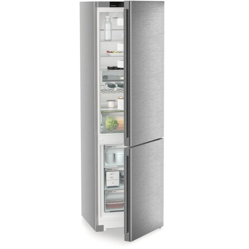 Liebherr CNsda 5723 No Frost Fridge Freezer, 70/30, Silver, A Rated