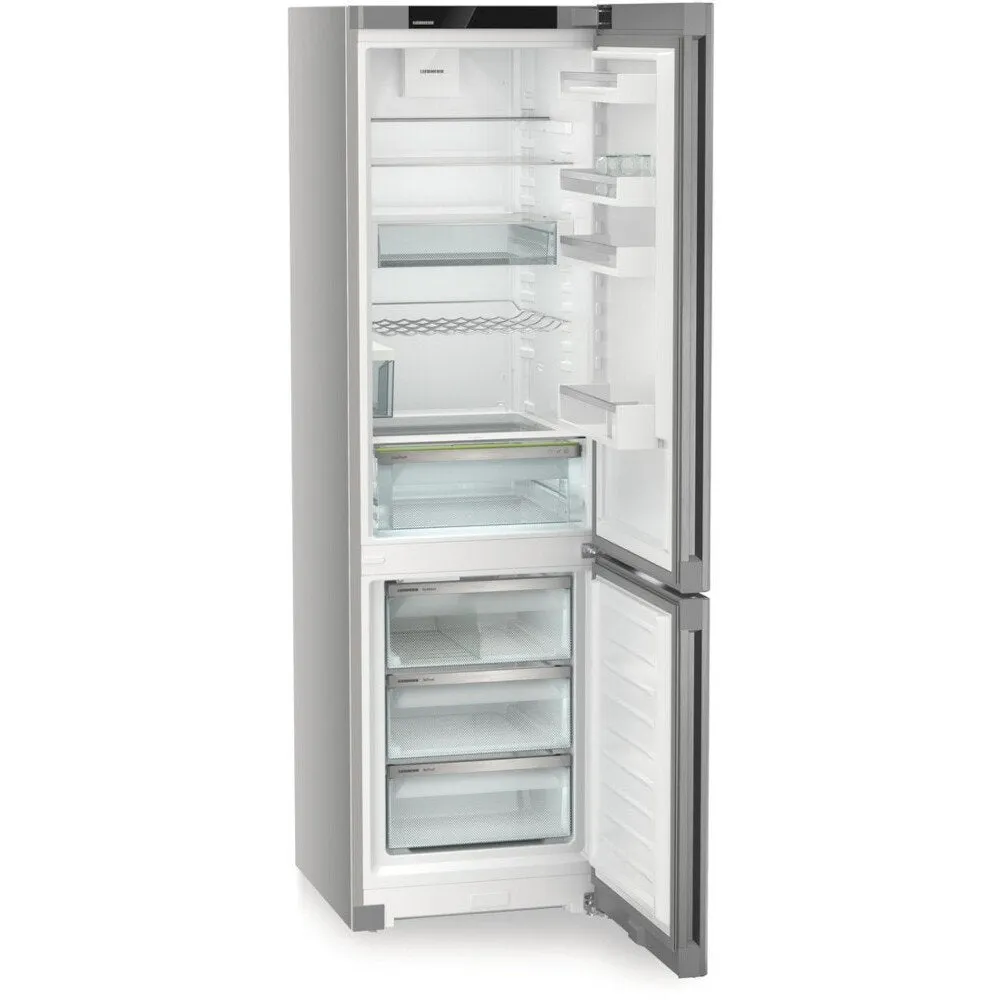 Liebherr CNsfc 574i No Frost Fridge Freezer, 70/30, Silver, C Rated