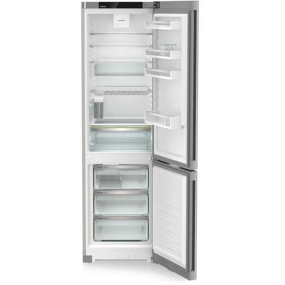 Liebherr CNsfc 574i No Frost Fridge Freezer, 70/30, Silver, C Rated