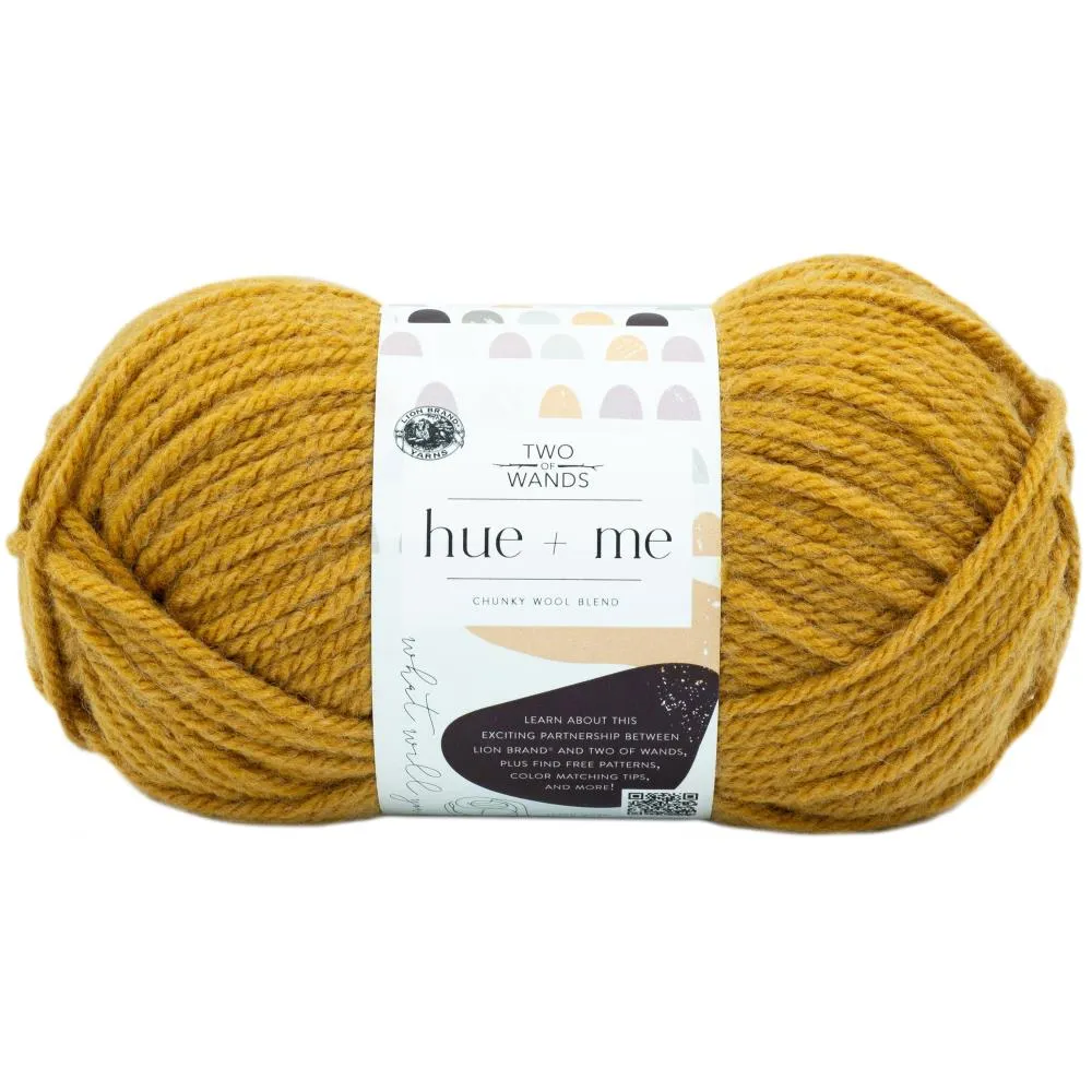 Lion Brand Hue & Me Yarn - Mustard 125g