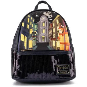 Loungefly Harry Potter Diagon Alley Sequin Mini Backpack