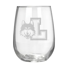 Loyola Chicago Ramblers 17 oz. Stemless Wine Glass