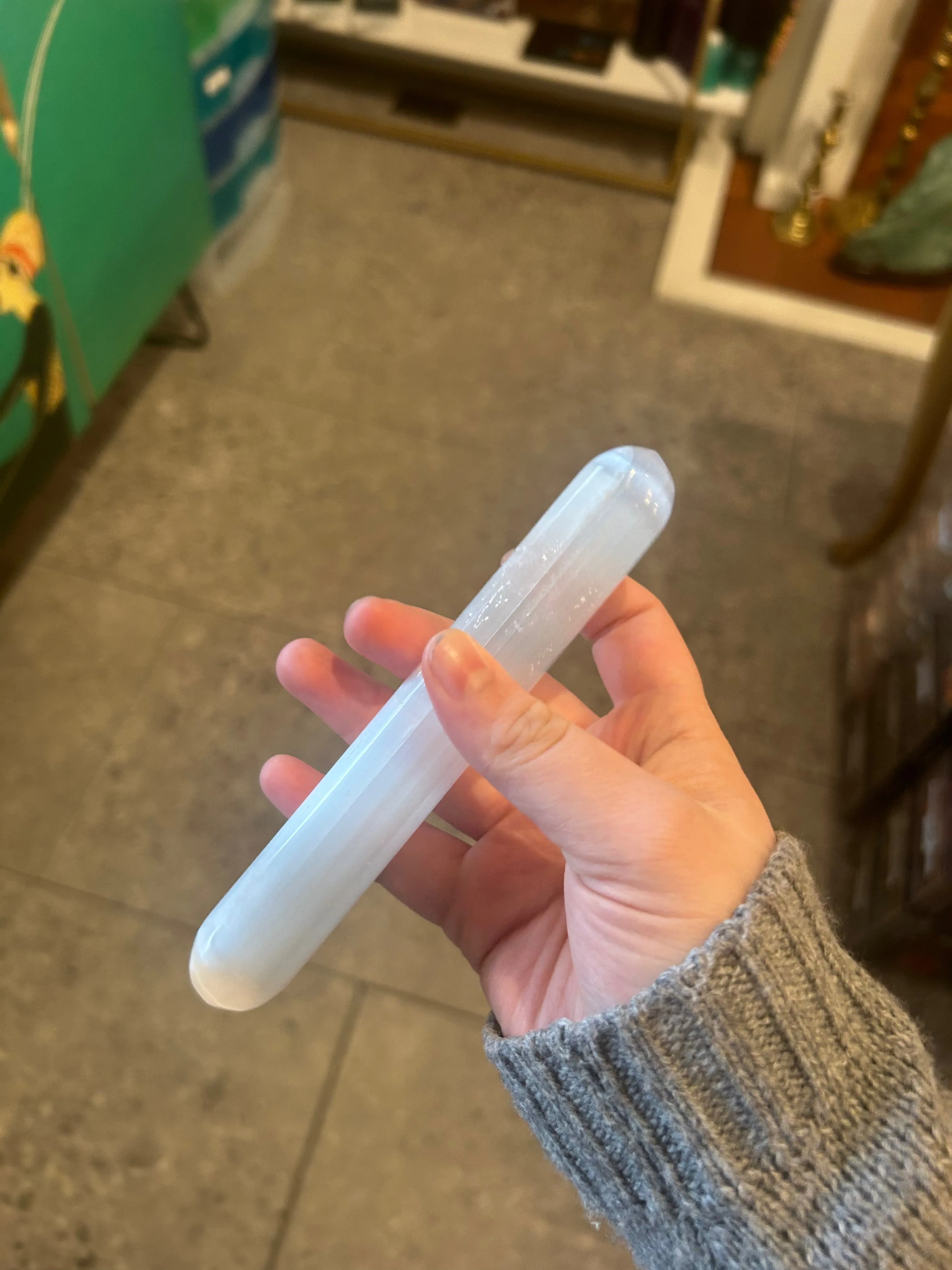 Makeup Altar Crystals Selenite Cylinder Wand