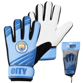 Manchester City F.C. Goalkeeper Gloves for Kids - Size 5